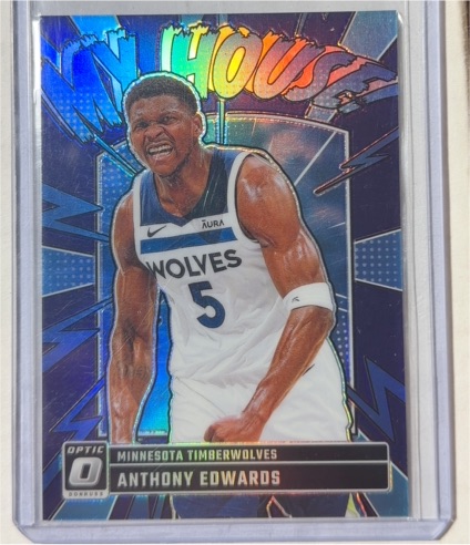 2024-25 Donruss Optic #2 Anthony Edwards My House — front