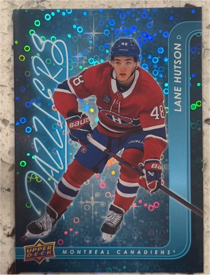2024-25 Upper Deck Series 2 Dazzlers #DZ-76 Lane Hutson — front