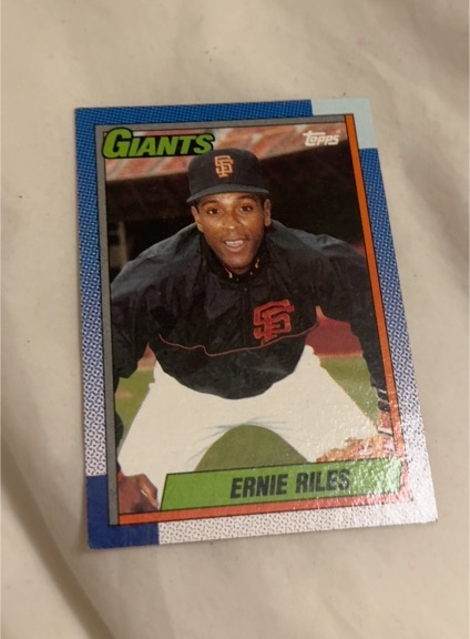1990 Topps #732 Ernie Riles — front