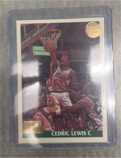 1991 Front Row Update #90 Cedric Lewis Silver Charter Member — front