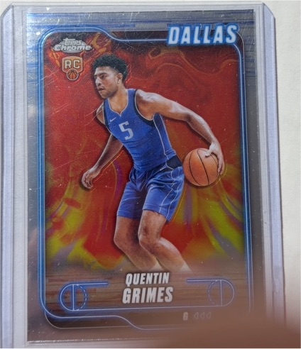 2024-25 Topps Chrome #163 Quentin Grimes — front