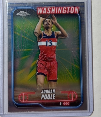2024-25 Topps Chrome #13 Jordan Poole — front