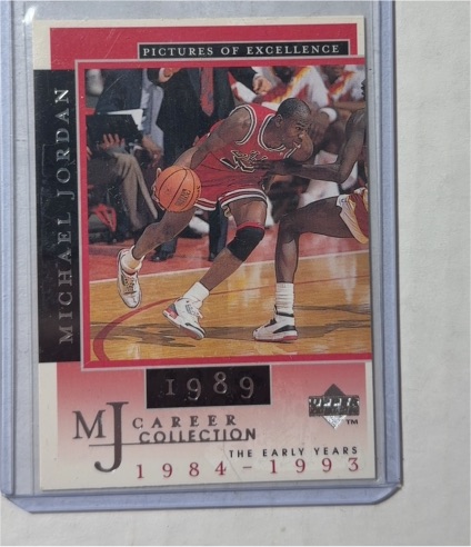 1998 Upper Deck MJ Career Collection #10 Michael Jordan Pictures of Excellence — front