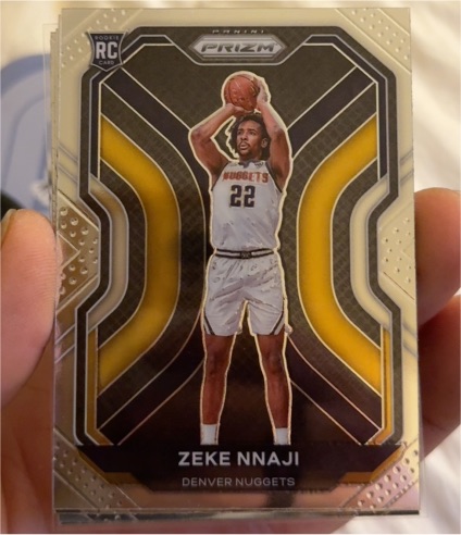 2020-21 Panini Prizm #266 Zeke Nnaji — front