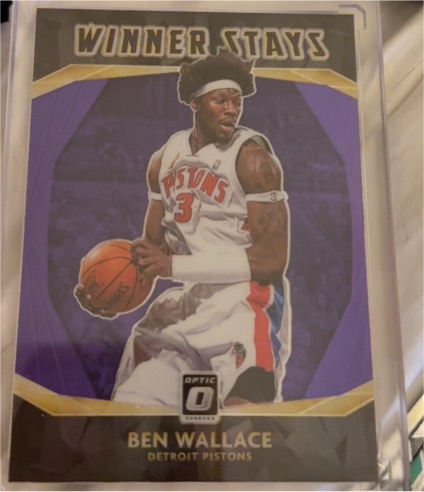 2020-21 Panini Donruss Optic #11 Ben Wallace Winner Stays Purple Prizm — front