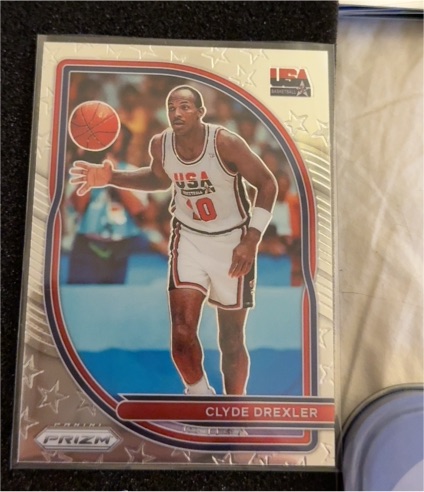 2020-21 Panini Prizm USA Basketball #6 Clyde Drexler — front