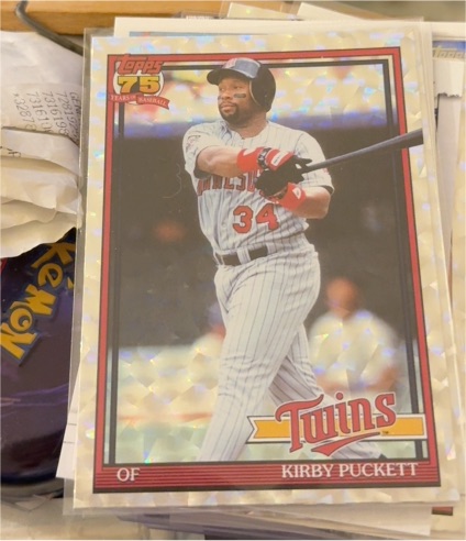 2026 Topps Series 1 #T91-94 Kirby Puckett — front