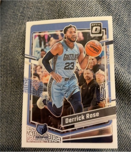2023-24 Panini Donruss Optic #34 Derrick Rose — front