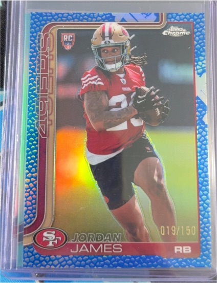 2025 Topps Chrome #329 Jordan James — front