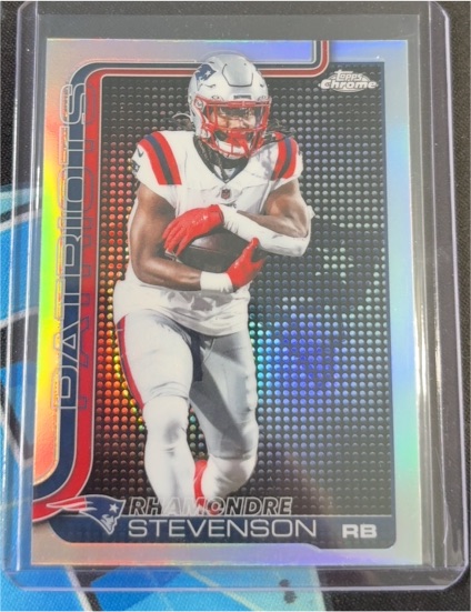 2025 Topps Chrome #210 Rhamondre Stevenson — front