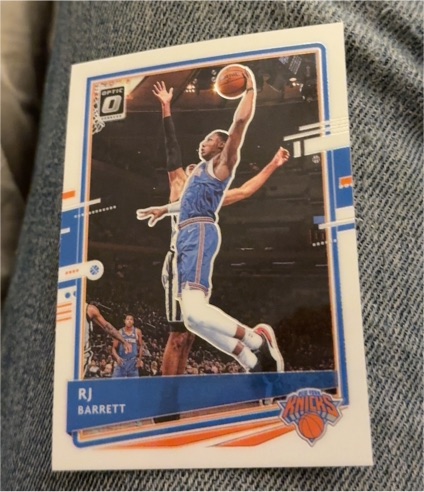 2020-21 Panini Donruss Optic #62 RJ Barrett — front