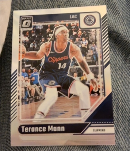 2024-25 Panini Donruss Optic #156 Terance Mann — front