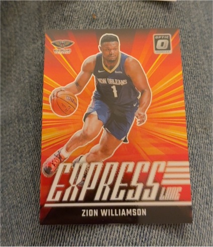 2024-25 Panini Donruss Optic #20 Zion Williamson Express Lane — front