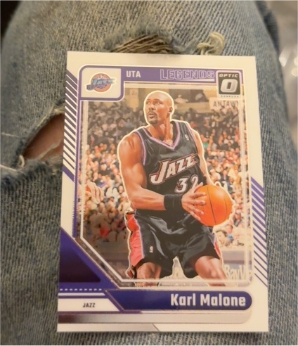2024-25 Donruss Optic #229 Karl Malone Legends Utah Jazz — front