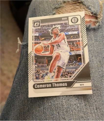 2024-25 Panini Donruss Optic #80 Cameron Thomas — front