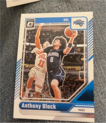2024-25 Donruss Optic #154 Anthony Black — front