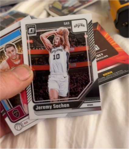 2024-25 Panini Donruss Optic #196 Jeremy Sochan — front