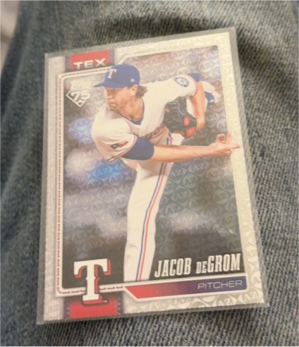 2026 Topps Series 1 #99 Jacob deGrom — front
