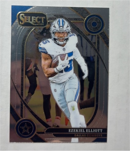 2024 Panini Select #256 Ezekiel Elliott Dallas Cowboys — front