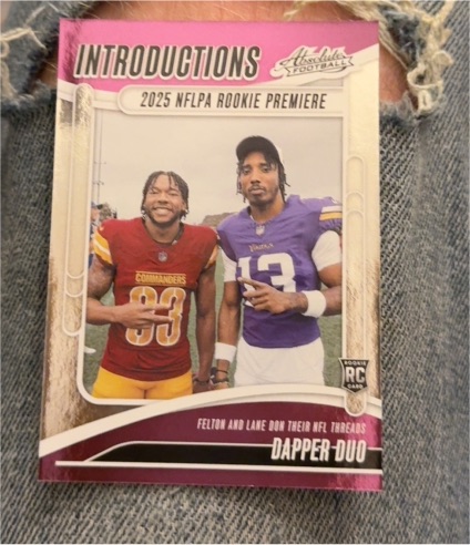 2025 Panini Absolute Introductions #I-TFN Tai Felton & Jaylin Lane Dapper Duo Rookie Premiere — front