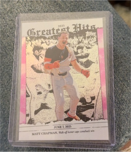 2026 Topps Series 1 #GH-9 Matt Chapman — front