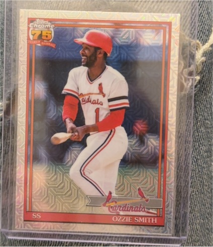 2026 Topps Series 1 Chrome #91C-32 Ozzie Smith — front