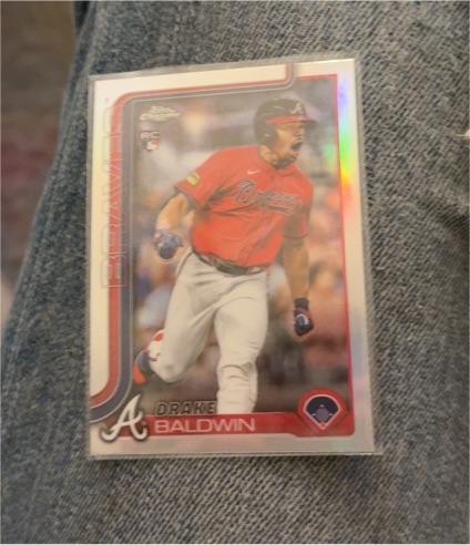 2025 Topps Chrome Update #USC96 Drake Baldwin — front