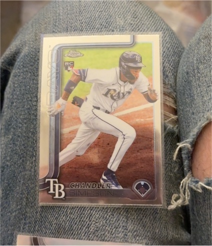 2025 Topps Chrome Update #USC179 Chandler Simpson — front