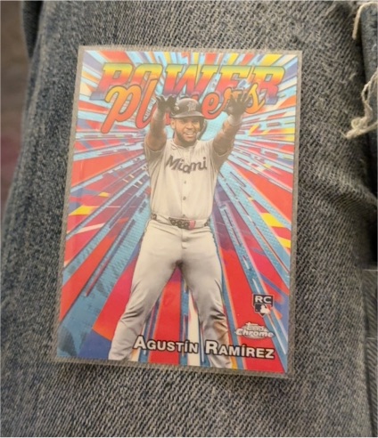 2025 Topps Chrome Update #PP-29 Agustin Ramirez Power Players — front