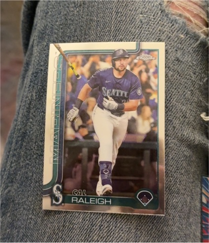 2025 Topps Chrome Update #USC45 Cal Raleigh — front