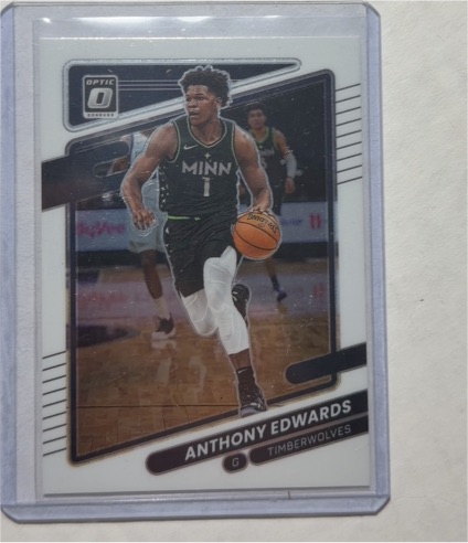 2021-22 Panini Donruss Optic #83 Anthony Edwards — front