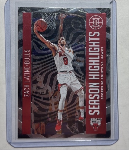 2020-21 Panini Illusions Season Highlights #22 Zach LaVine — front