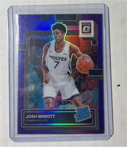 2022-23 Donruss Optic #244 Josh Minott — front