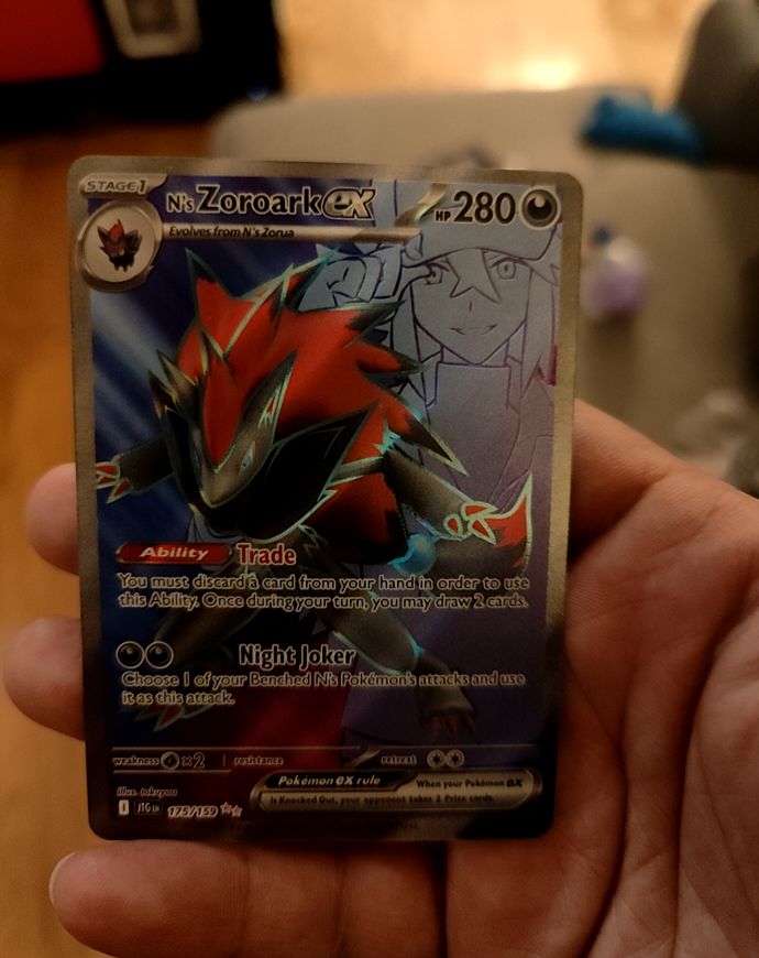 2022 Pokémon Journey Together #175 N's Zoroark ex — front