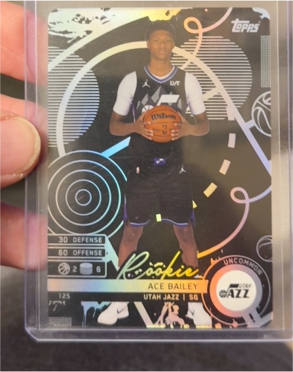 2025-26 Topps Match Attax #125 Ace Bailey — front