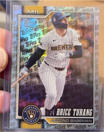 2026 Topps Series 1 #105 Brice Turang — front
