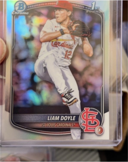 2025 Bowman Draft Chrome #BDC-12 Liam Doyle — front