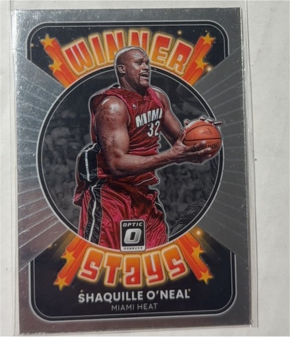 2021-22 Panini Donruss Optic #9 Shaquille O'Neal Winner Stays Miami Heat — front