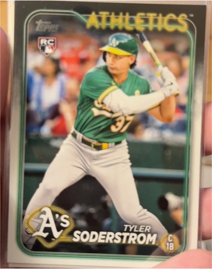 2024 Topps Series 1 #244 Tyler Soderstrom — front