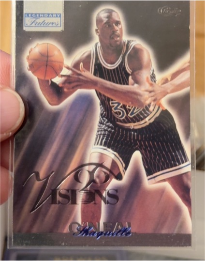 1996 Classic Visions #121 Shaquille O'Neal — front