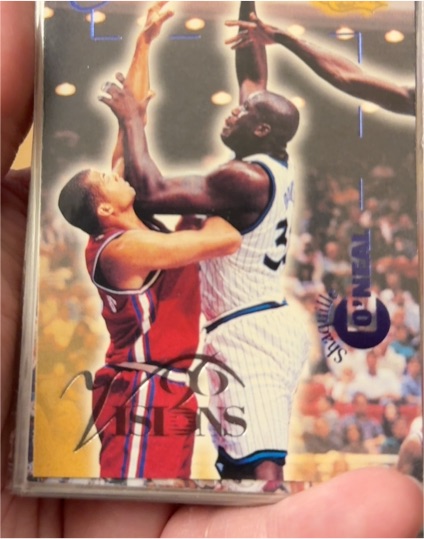 1996 Classic Visions #1 Shaquille O'Neal — front
