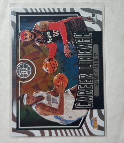 2020-21 Panini Illusions #19 Carmelo Anthony Career Lineage — front