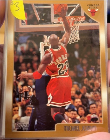1998 Topps #77 Michael Jordan — front