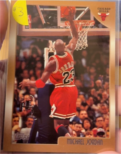 1998 Topps #77 Michael Jordan — front