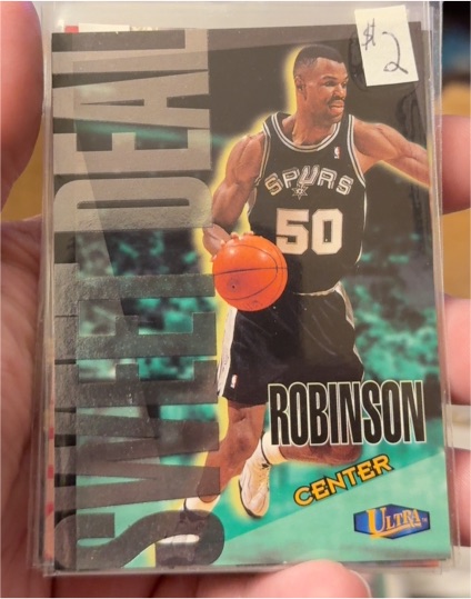 1997-98 Fleer Ultra #8SD David Robinson Sweet Deal — front