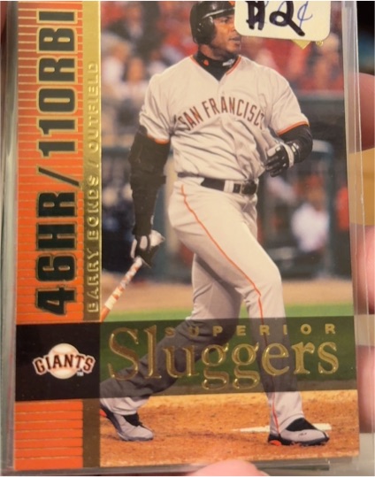 2003 Upper Deck Superior Sluggers #S12 Barry Bonds — front