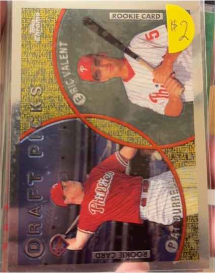 1999 Topps Chrome #444 Pat Burrell / Eric Valent — front