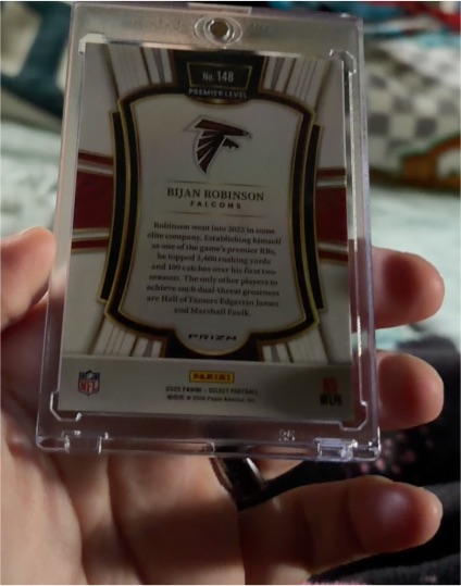 2025 Panini Select Premier Level #148 Bijan Robinson — front