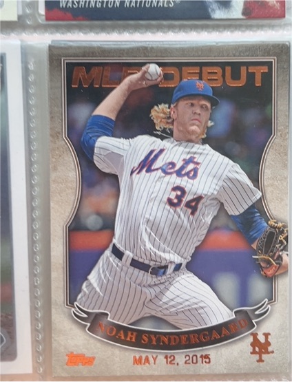2016 Topps MLB Debut Series 2 #MLBD2-33 Noah Syndergaard — front