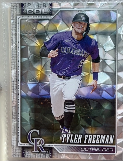 2026 Topps Series 1 #199 Tyler Freeman Diamante Foil — front